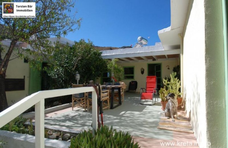 Sakturia Kreta, Saktouria, hübsches Steinhaus mit Garten und Terrasse mit Meer- und Bergblick Haus kaufen